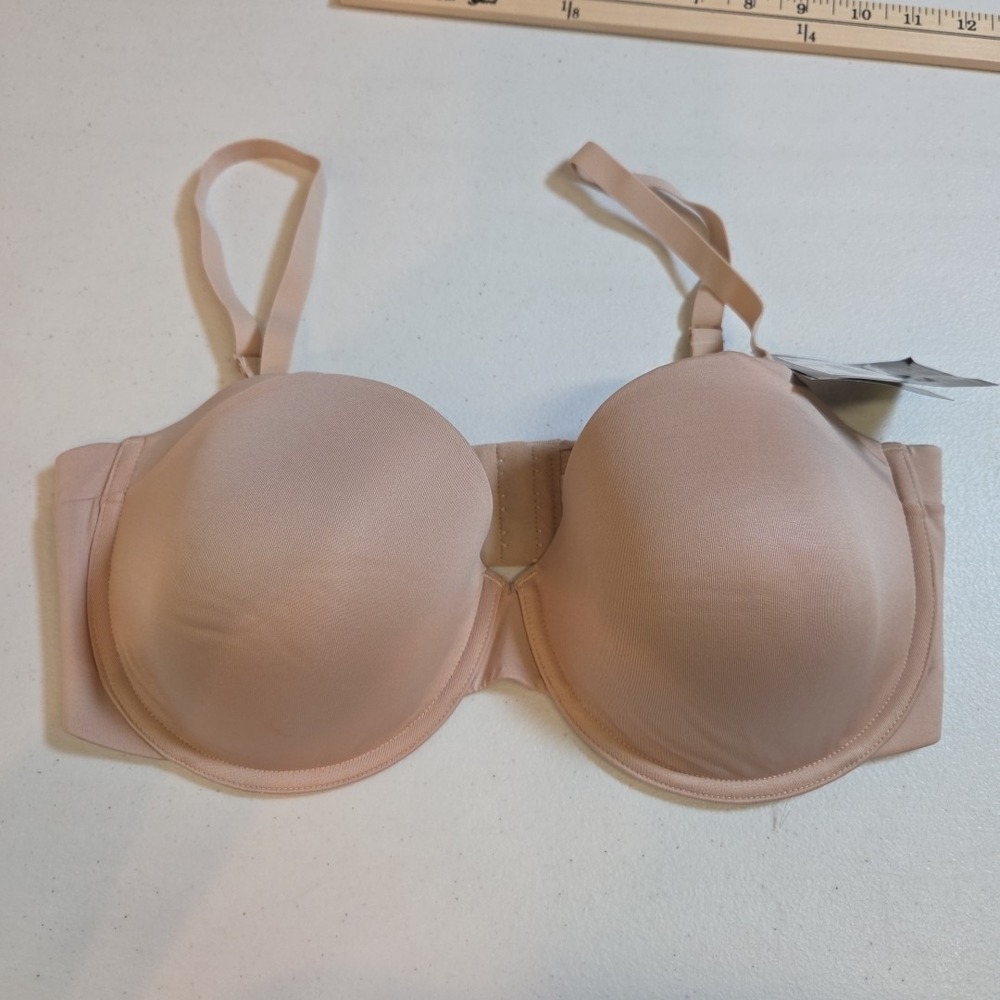 Maidenform 38D Basically Sexy T-Shirt Strapless Bra Nude Convertible SE6900‎ NWT